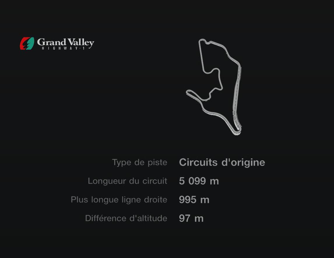 Grand Valley - Route 1 - Inversé - GT7