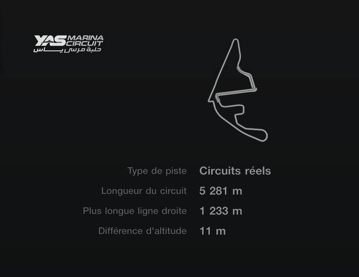 Circuit Yas Marina - GT7