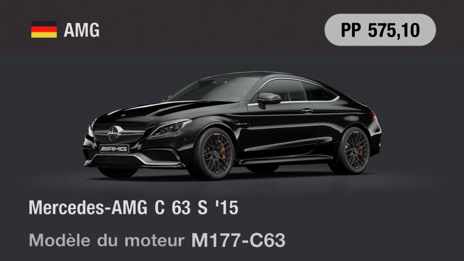 AMG Mercedes-AMG C 63 S '15 - GT7