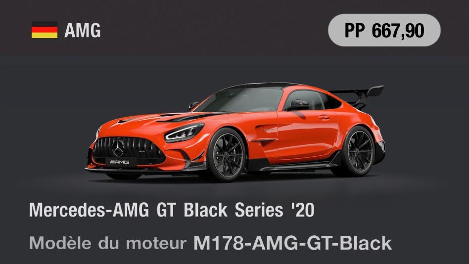 AMG Mercedes-AMG GT Black Series '20 - GT7