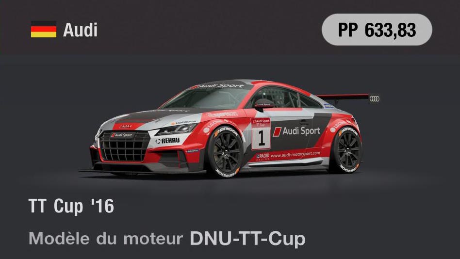 Audi TT Cup '16 - GT7