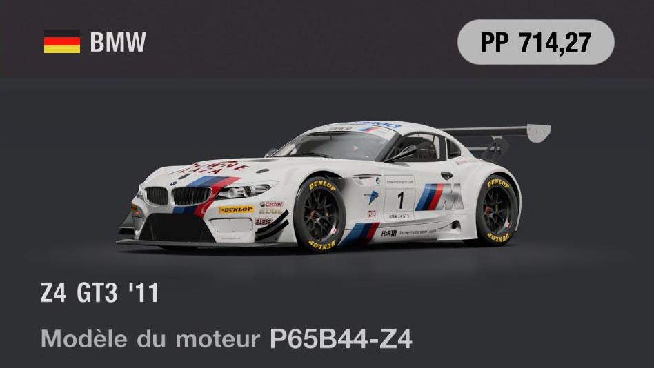 BMW Z4 GT3 '11 - GT7