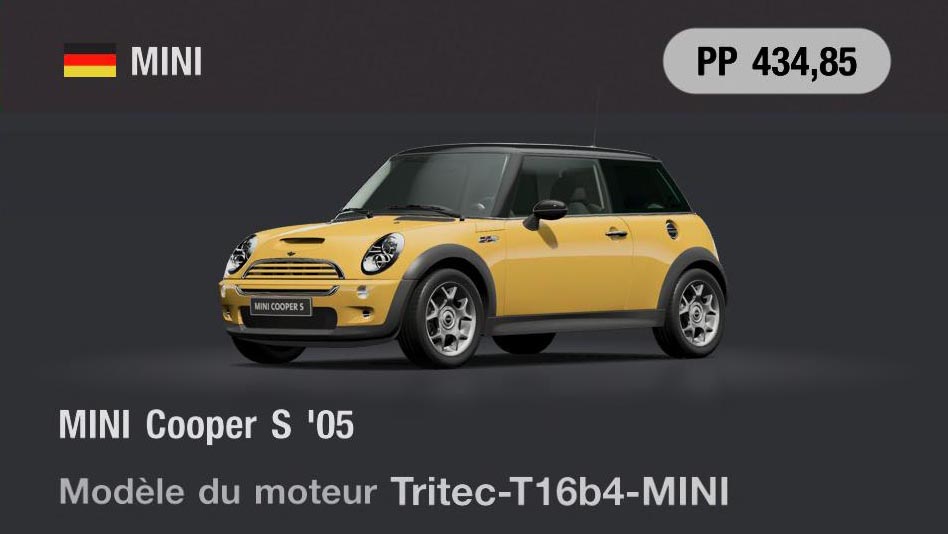 Mini Mini Cooper S '05 - GT7