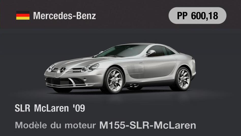 Mercedes-Benz SLR McLaren '09 - GT7