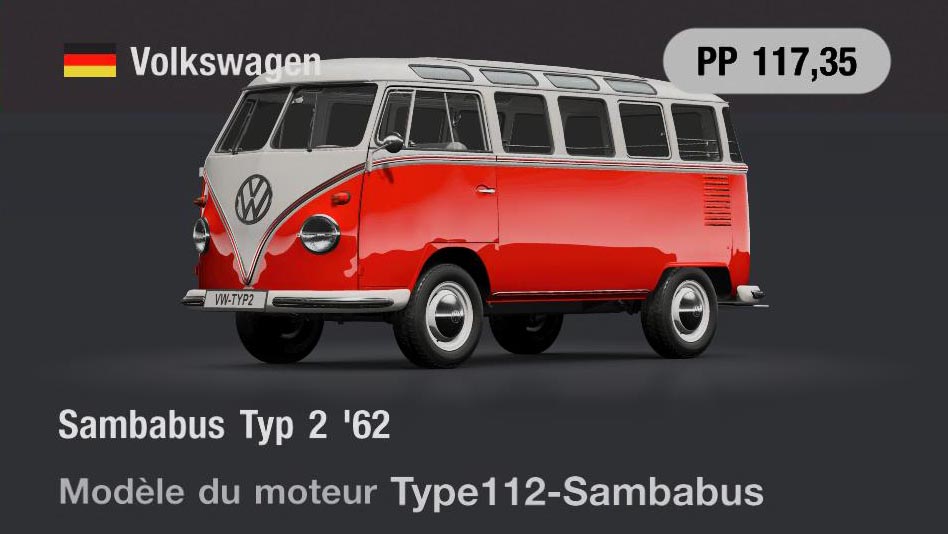 Volkswagen Sambabus Typ 2 '62 - GT7