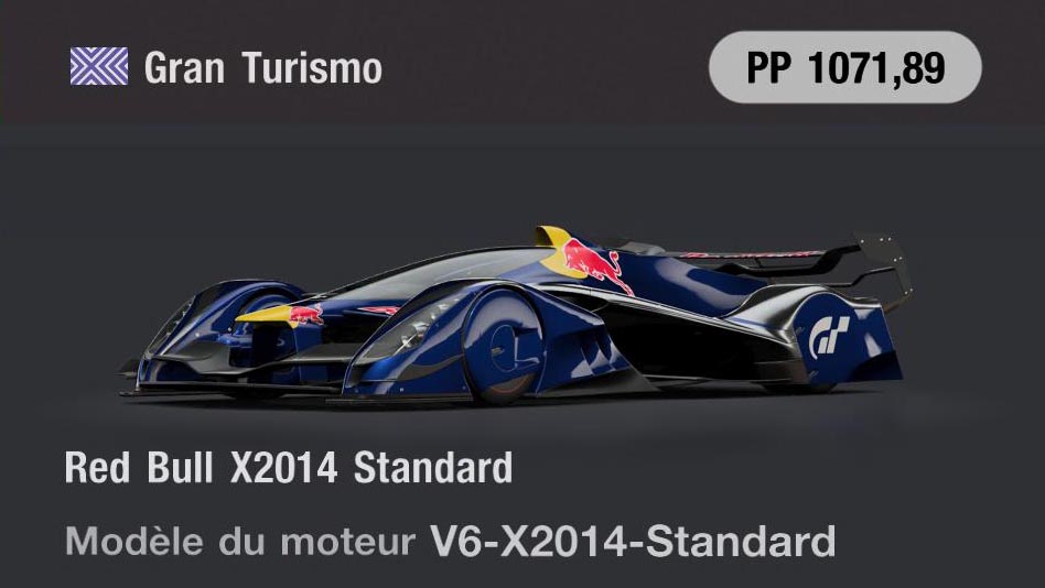 Gran Turismo Red Bull X2014 Standard - GT7