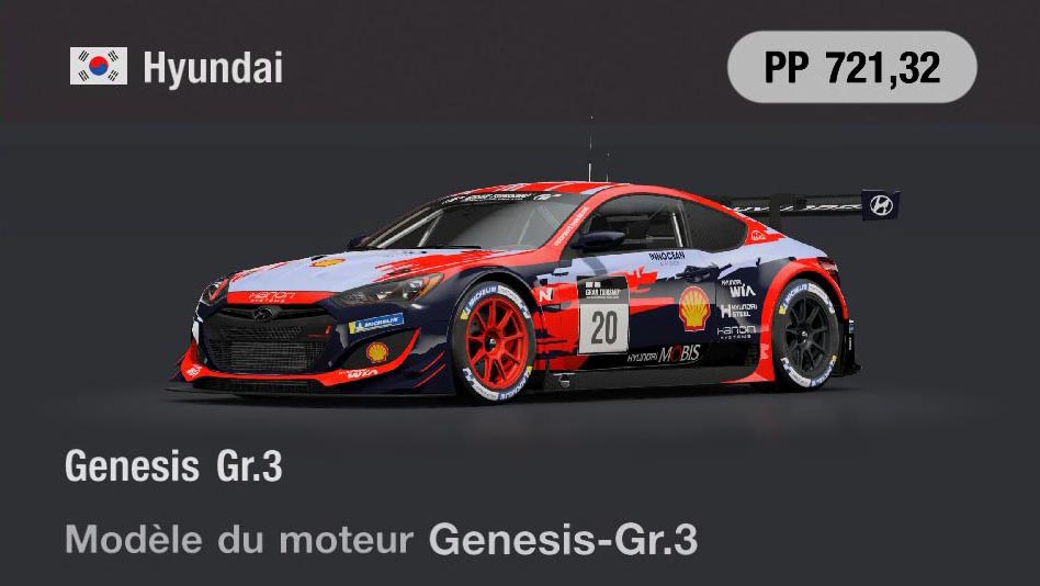 Hyundai Genesis Gr.3 - GT7