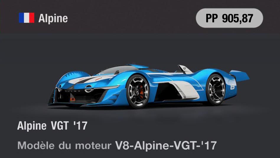 Alpine Alpine VGT '17 - GT7