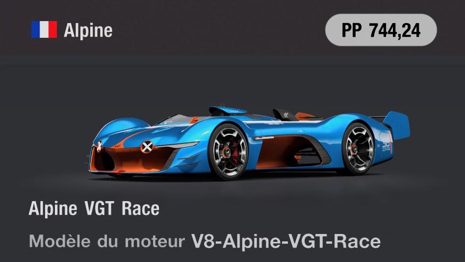 Alpine Alpine VGT Race - GT7