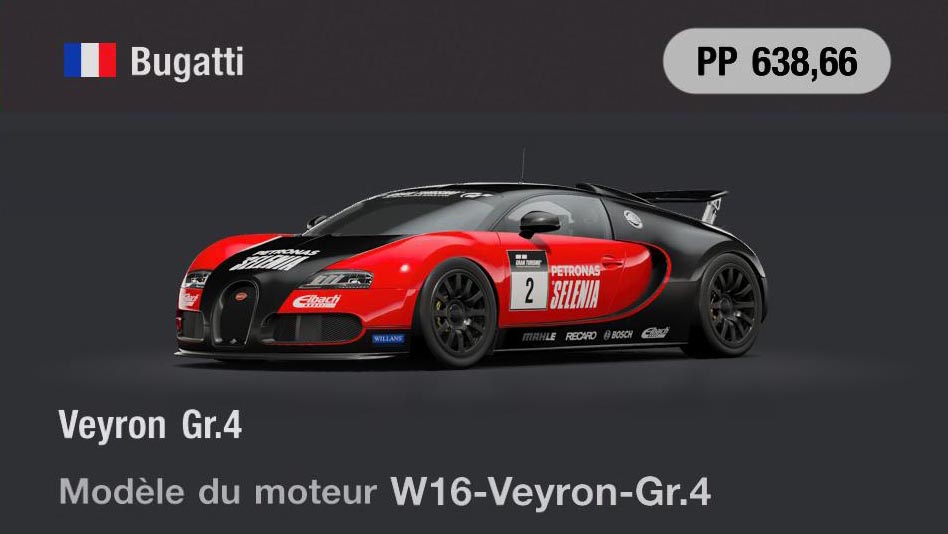 Bugatti Veyron Gr.4 - GT7