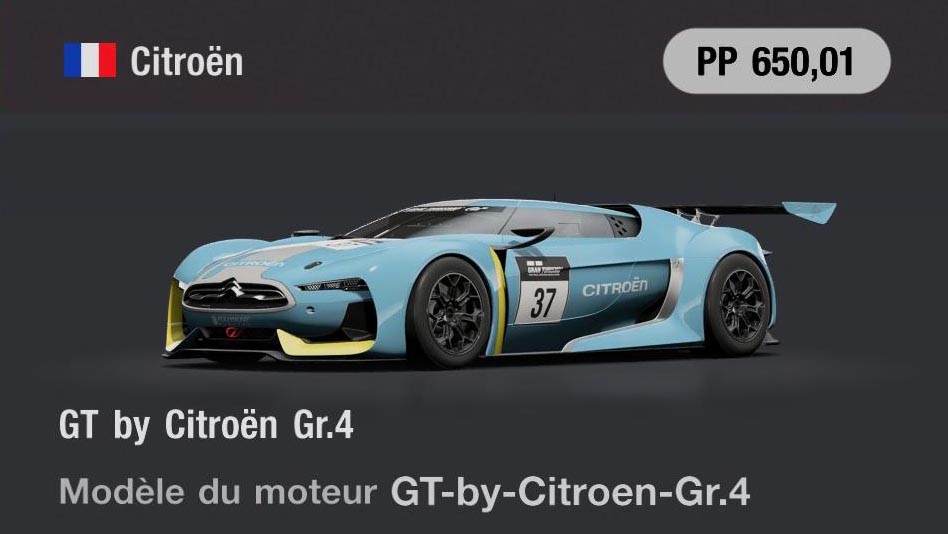 Citroën GT by Citroën Gr.4 - GT7