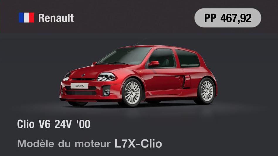 Renault Clio V6 24V '00 - GT7