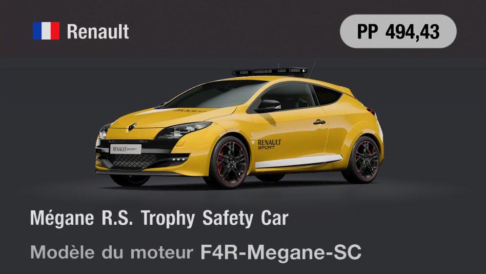 Renault Mégane R.S. Trophy Safety Car - GT7