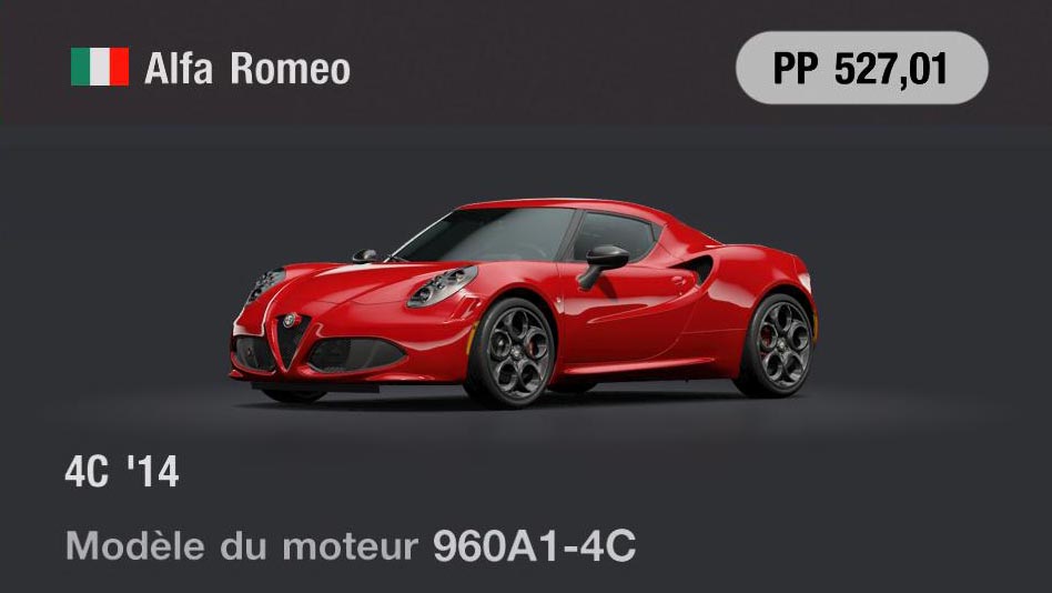 Alfa Romeo 4C '14 - GT7