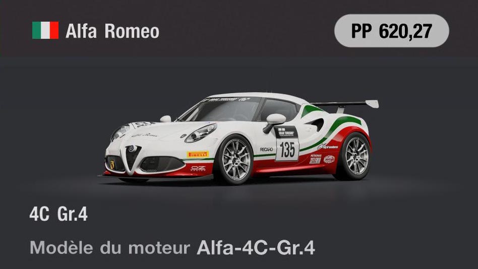 Alfa Romeo 4C Gr.4 - GT7