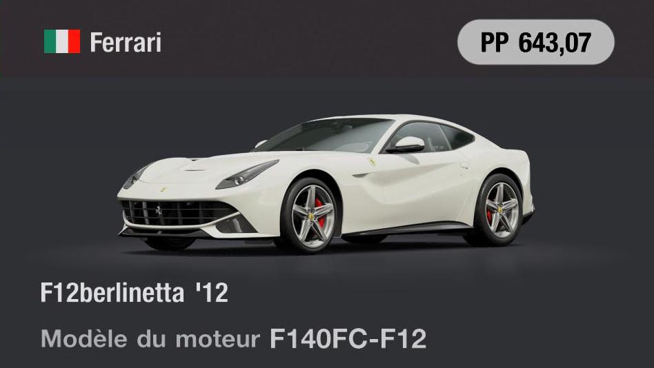 Ferrari F12berlinetta '12 - GT7