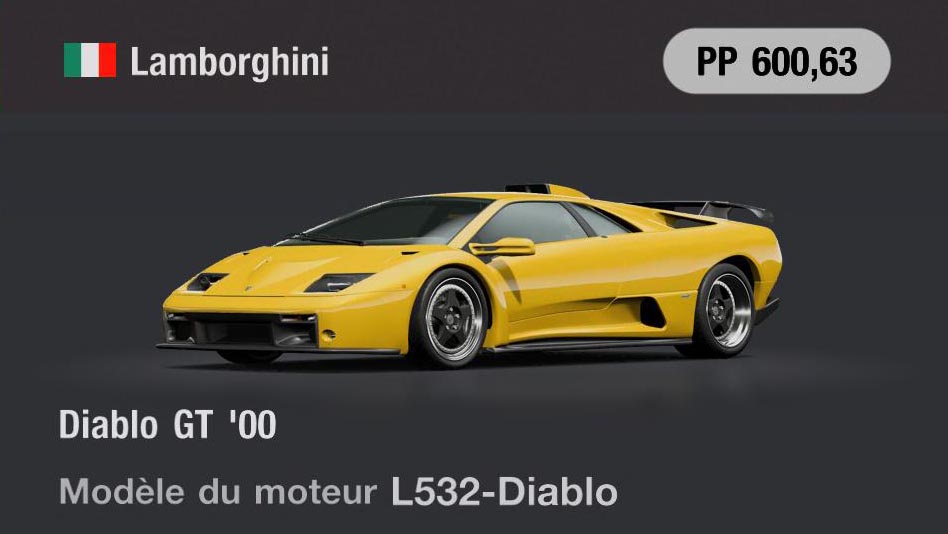 Lamborghini Diablo GT '00 - GT7