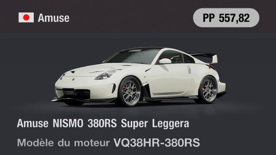 Amuse Amuse NISMO 380RS Super Leggera - GT7