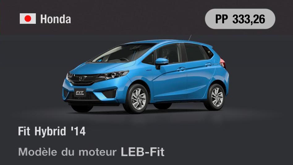 Honda Fit Hybrid '14 - GT7