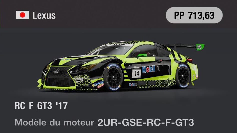 Lexus RC F GT3 '17 - GT7