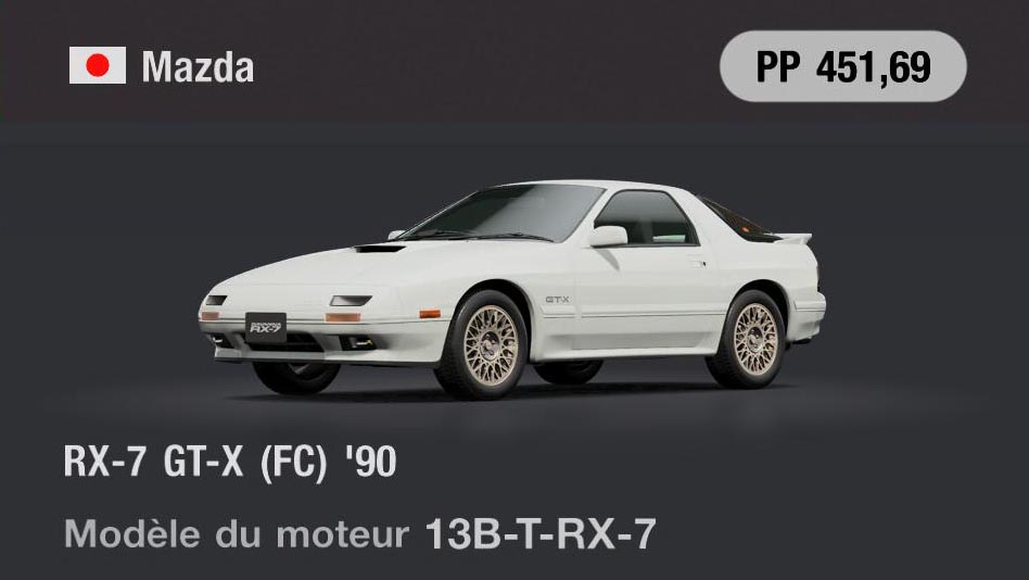 Mazda RX-7 GT-X (FC) '90 - GT7