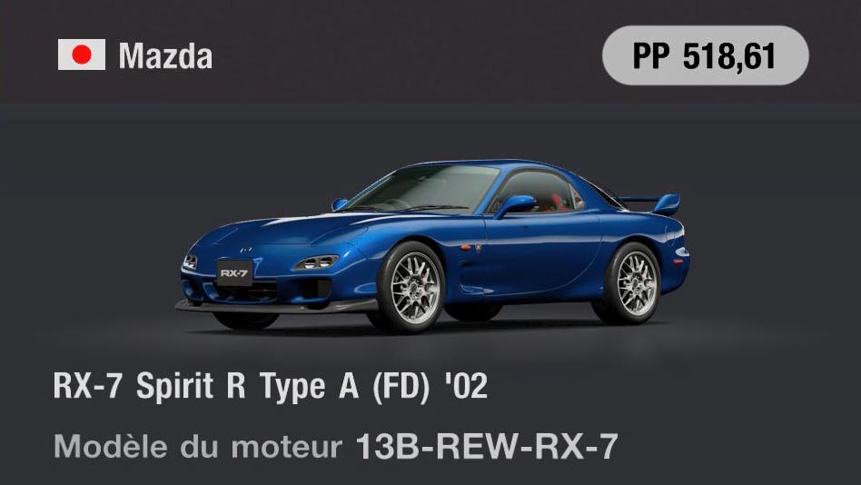 Mazda RX-7 Spirit R Type A (FD) '02 - GT7