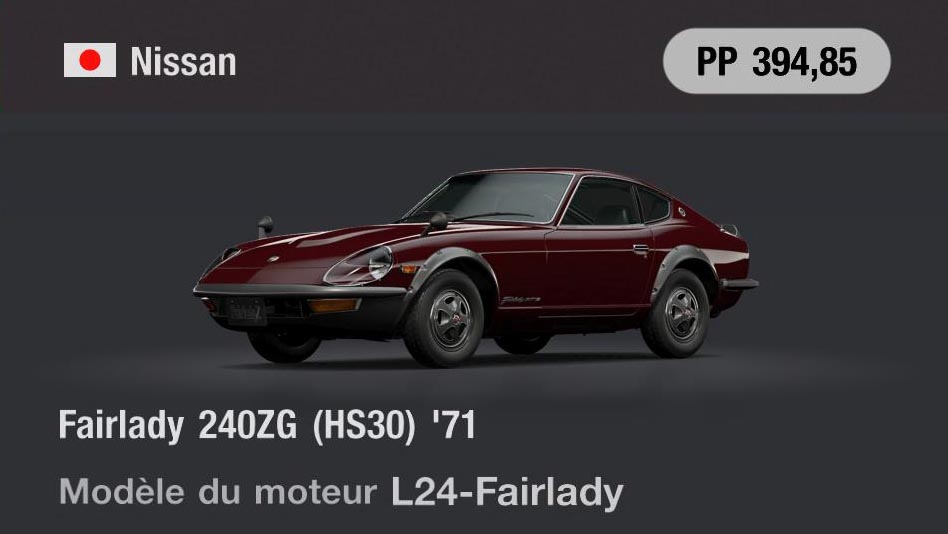  Nissan Fairlady 240ZG in Gran Turismo 4: Prologue