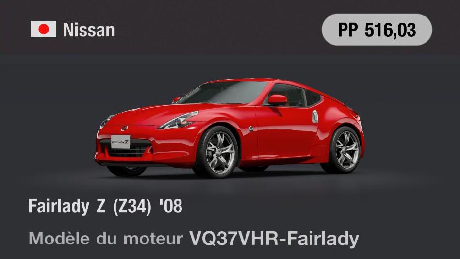 Nissan Fairlady Z (Z34) '08 - GT7