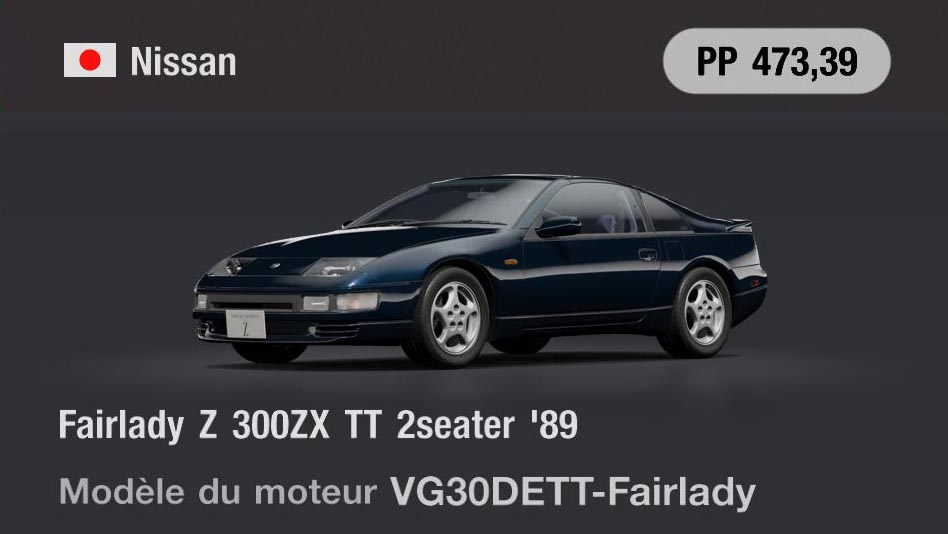 Nissan Fairlady Z 300SX TT 2seater '89 - GT7