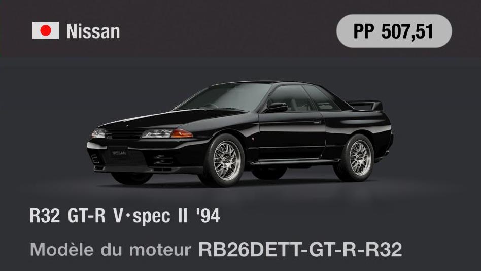 Nissan R32 GT-R V•spec II '94 - GT7