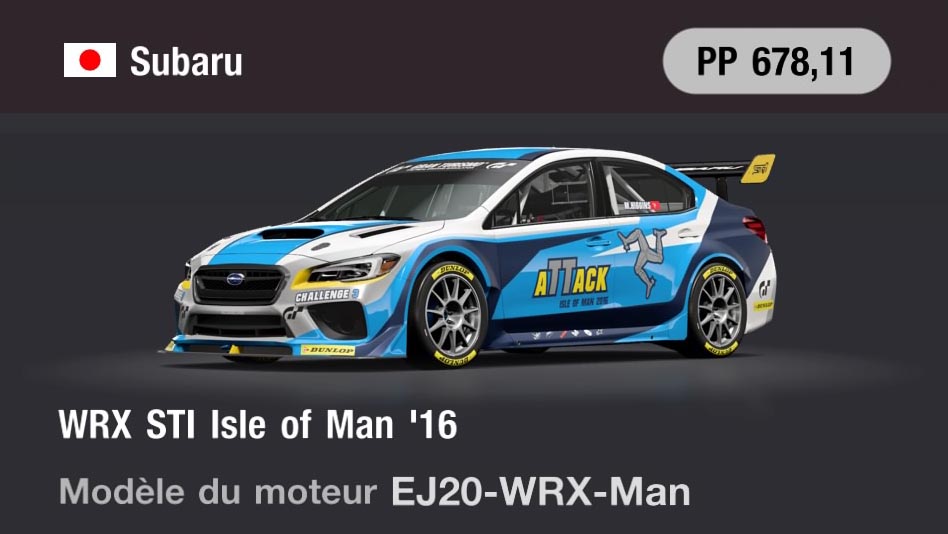 Subaru WRX STI Isle of Man '16 - GT7