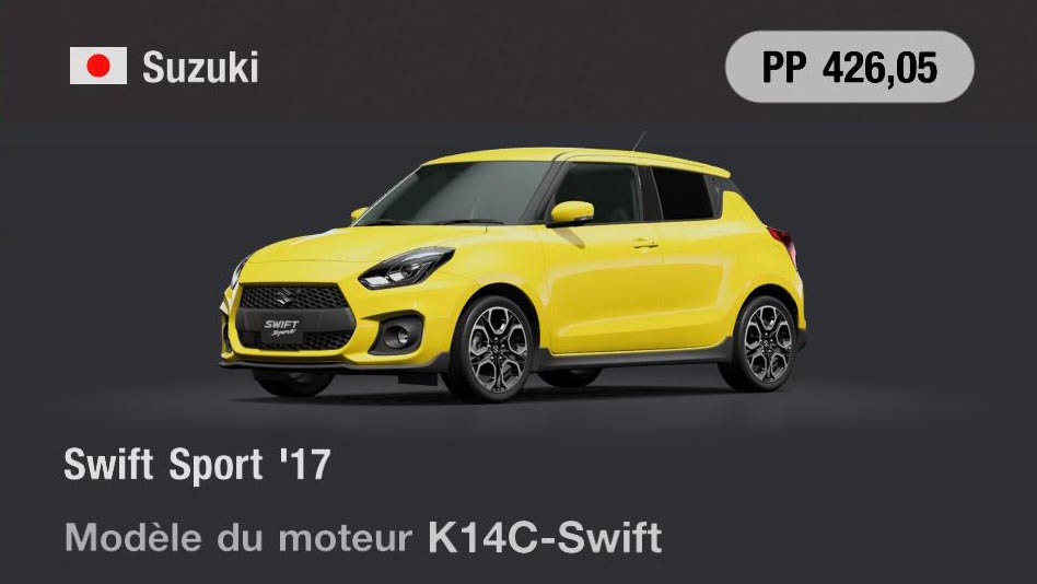 Suzuki Swift Sport '17 - GT7