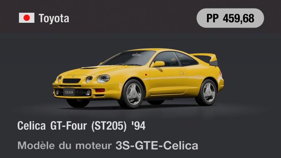 Toyota Celica GT-Four (ST205) '94 - GT7