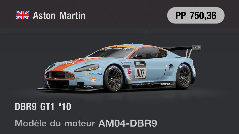 Aston Martin DBR9 GT1 '10 - GT7