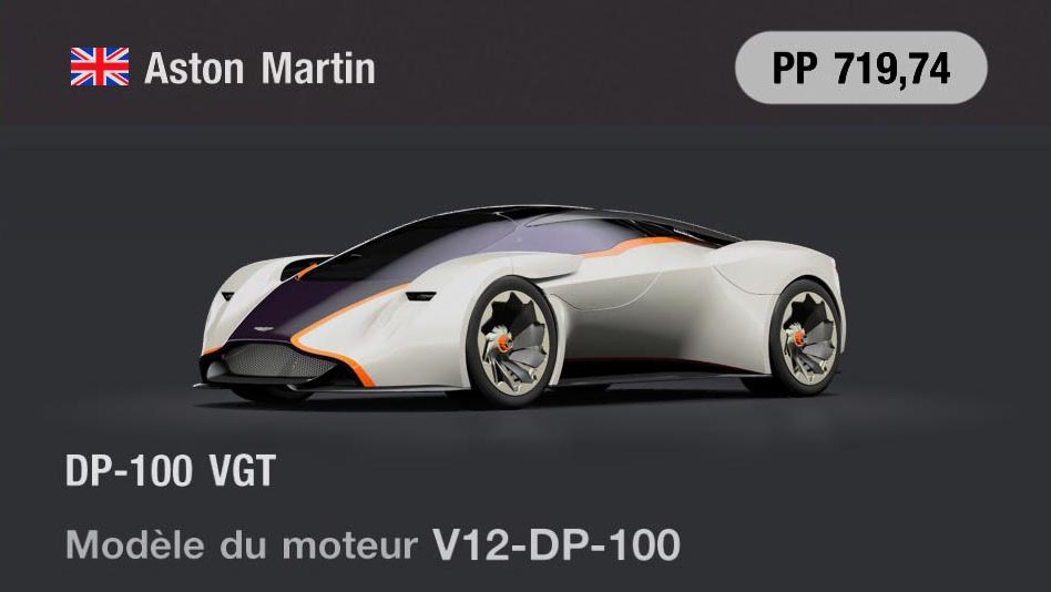 Aston Martin DP-100 VGT - GT7