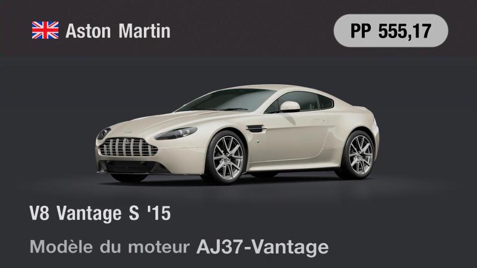 Aston Martin V8 Vantage S '15 - GT7