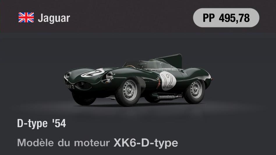 Jaguar D-type '54 - GT7