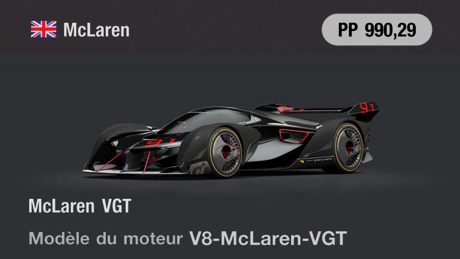 McLaren McLaren VGT - GT7