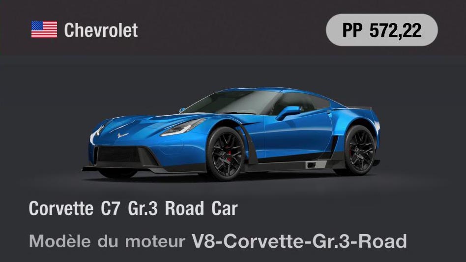 Chevrolet Corvette C7 Gr.3 Road Car - GT7