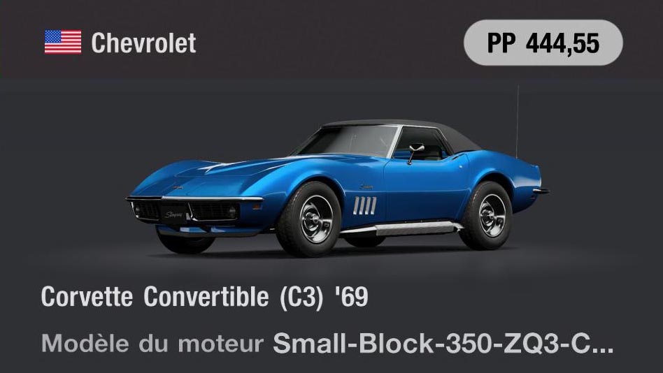 Chevrolet Corvette Convertible (C3) '69 - GT7