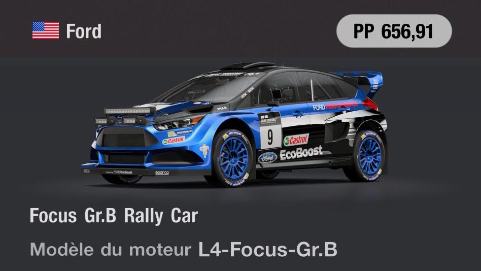Ford Focus Gr.B Rally Car - GT7