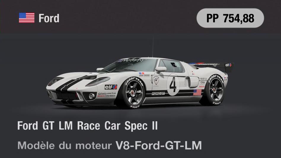 Ford GT LM Race Car Spec II, Gran Turismo 7