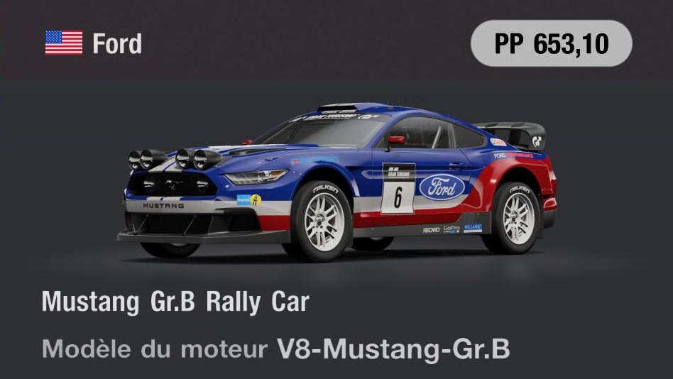 Ford Mustang Gr.B Rally Car - GT7