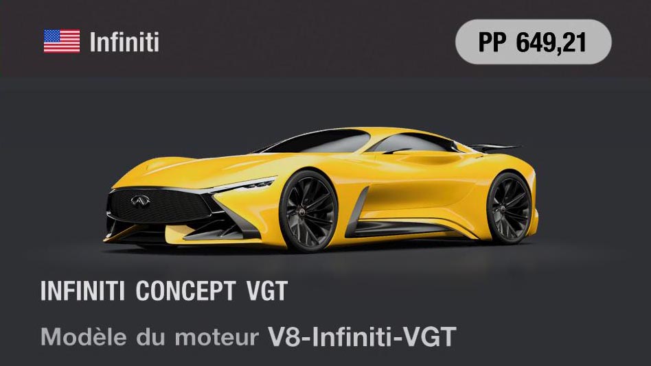 Infiniti INFINITI CONCEPT VGT - GT7