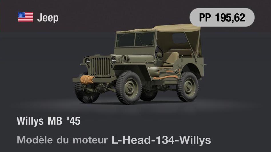 Jeep Willys MB '45 - GT7