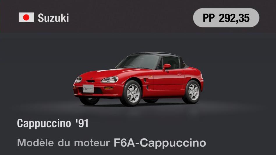 Suzuki Cappuccino (EA11R) '91 - GT7