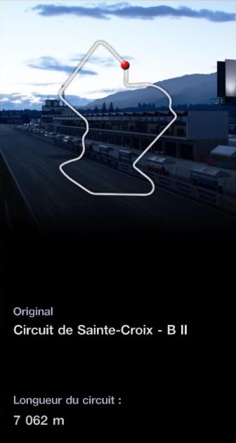 Circuit de Sainte-Croix - B II - GTsport
